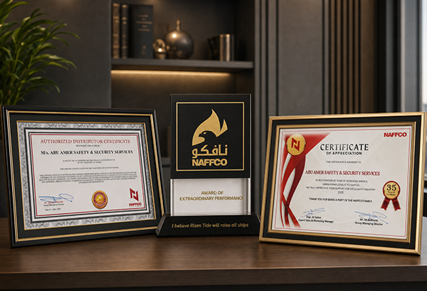 NAFFCO Certificates